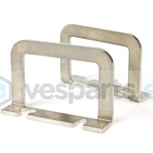 Soportes equipaje suelo central para Vespa acero inoxidable