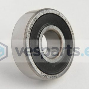 Rodamiento de bolas 6201 2RS (12x32x10mm) (para rueda delantera freno vespa)